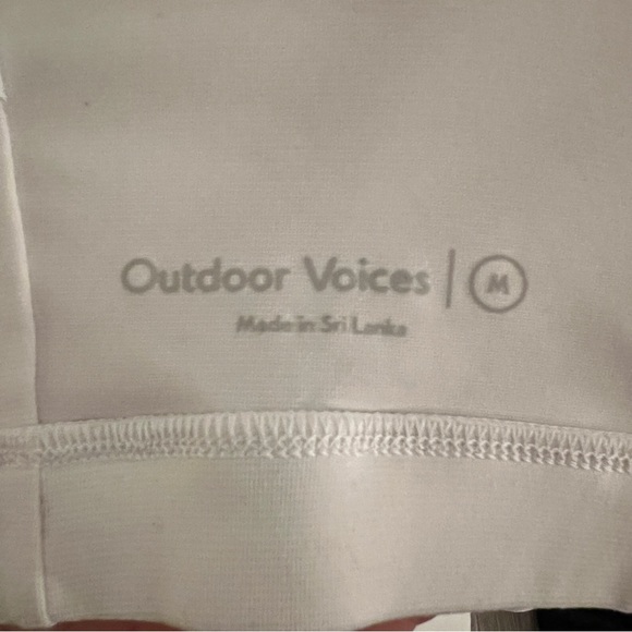 Outdoor Voices Women's Warmup Collared Crop Top SIZE MEDIUM - Picture 10 of 11